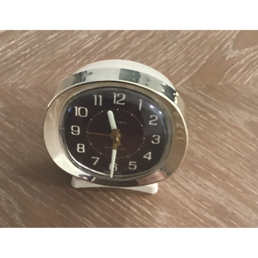 Vintage Westcox Baby Ben Windup Alarm Clock Luminous Hands and Numbers Working